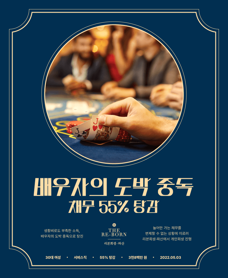 두 자녀의 양육비
배우자의 도박 채무