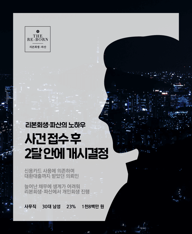 신용카드 의존
대환대출로 이어진 채무
