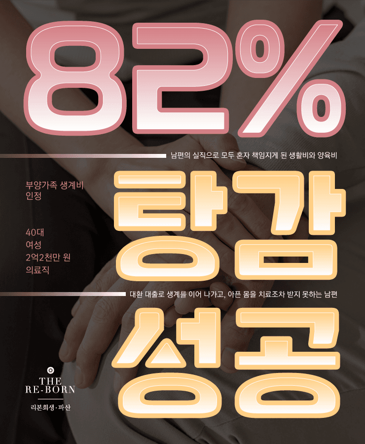 외벌이로 생계유지
대환 대출 채무