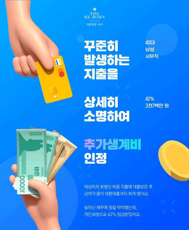 불가피했던 대출
부족한 생계비