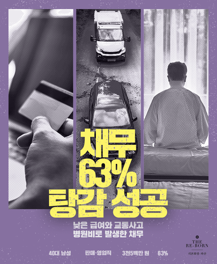 낮은 급여
교통사고 병원비