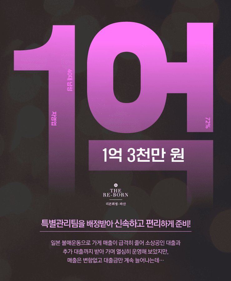 가게 매출 감소
소상공인 대출