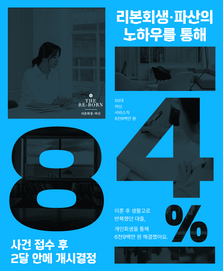생계비 마련
반복된 대출 사용