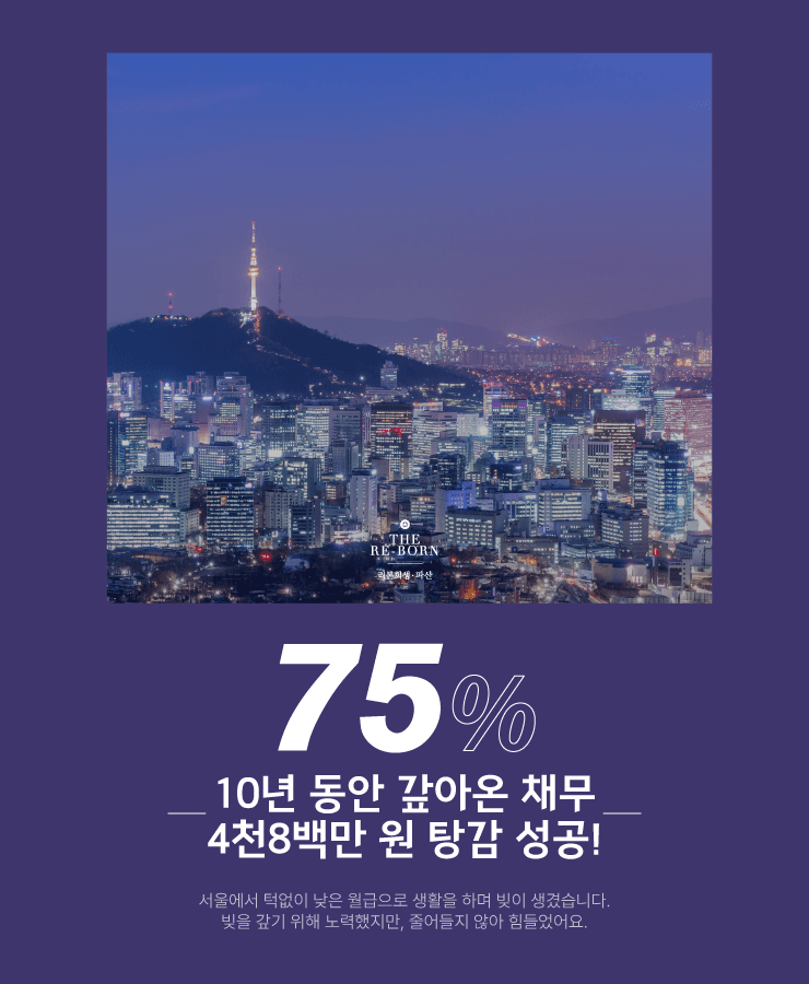 낮은 월급
채무 돌려막기