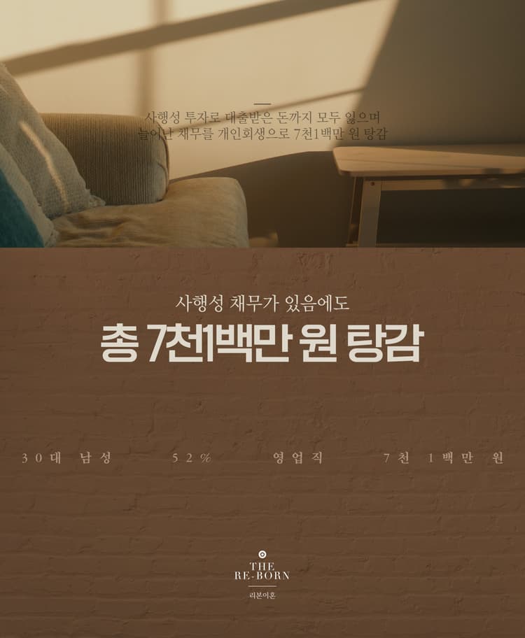 사행성 투자 실패 손실
추가 대출로 반복 투자