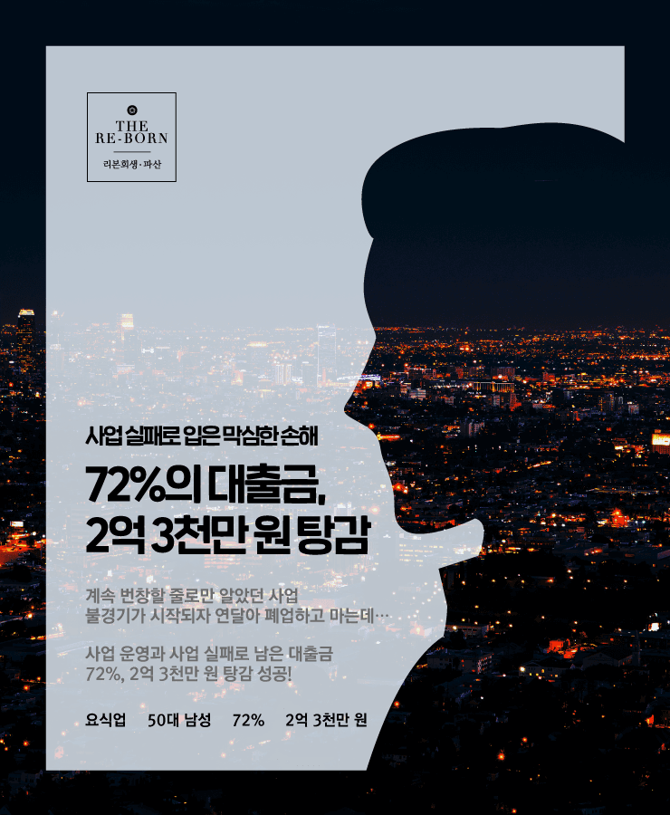 대출로 시작한 사업
폐업과 막심한 손해