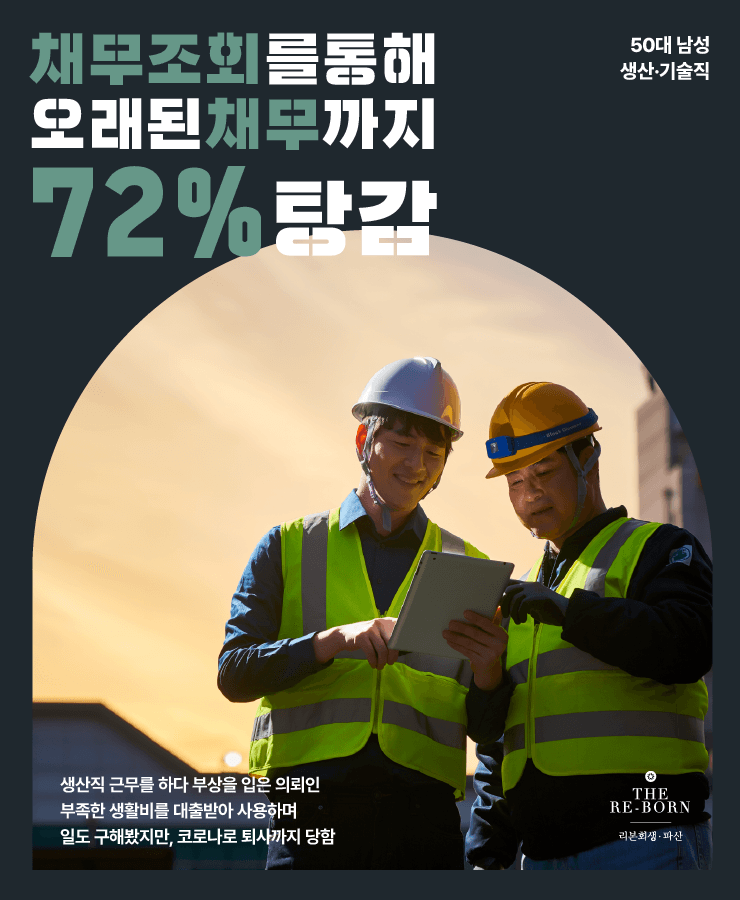 부상으로 인한 실직
생활비 대출