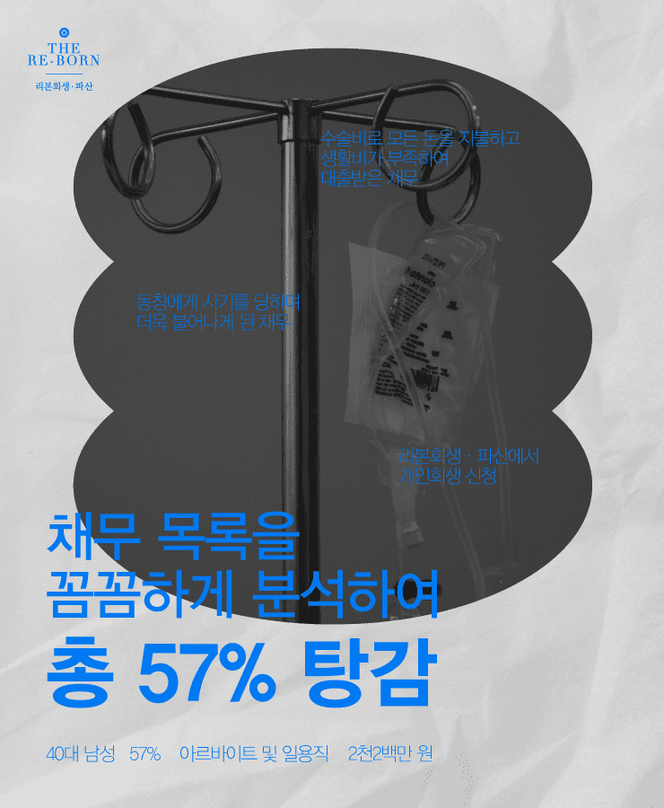 동창에게 사기 피해
낮은 소득