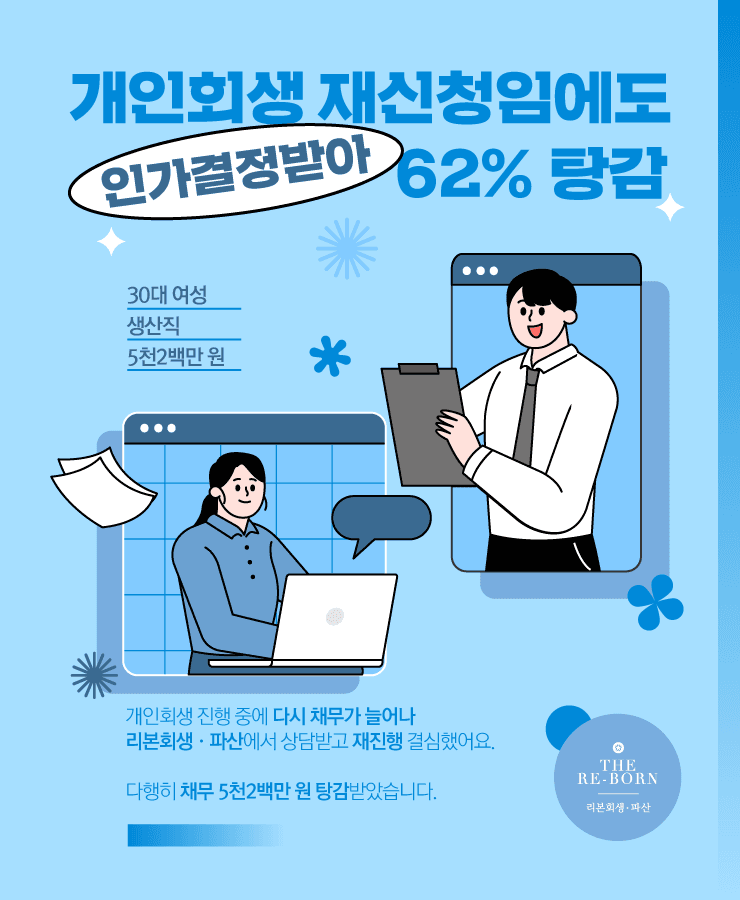 과소비로 쌓인 카드값
대출받아 상환한 채무