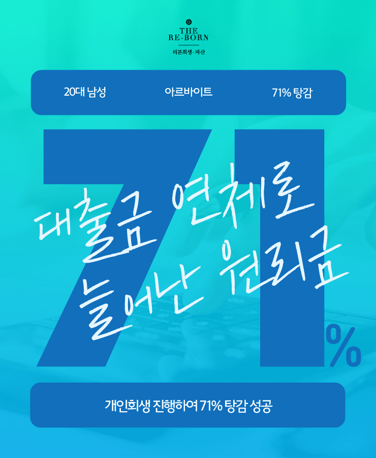 월세와 보증금 마련
불어난 채무와 지속된 연체